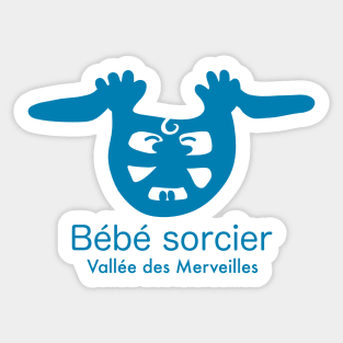 Bébé Sorcier - Vallée des Merveilles - bleu Sticker